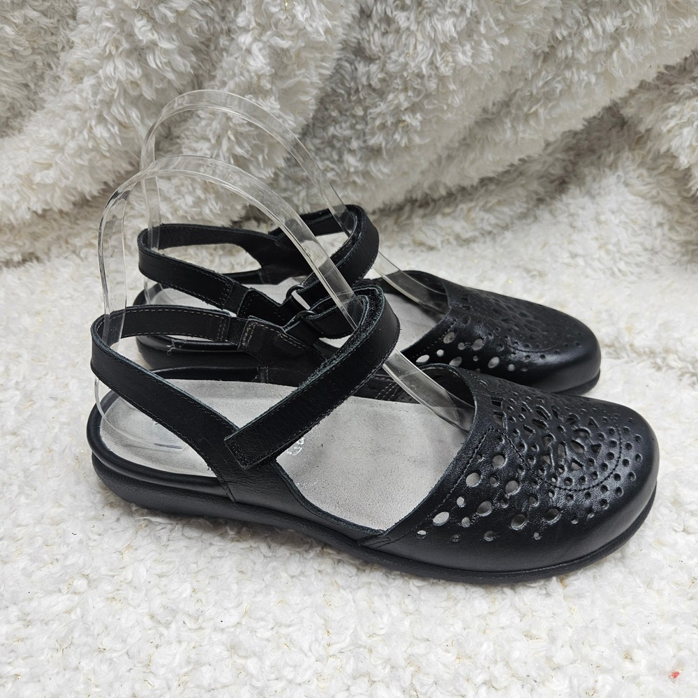 Naot Arataki Perforated Leather Slingback‎ Sandals sz 38